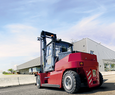 Kalmar präsentierte kürzlich den Elektro-Schwerlaststapler bis 18 Tonnen Tragkraft