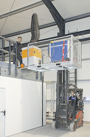 Neuartige Transportpalette